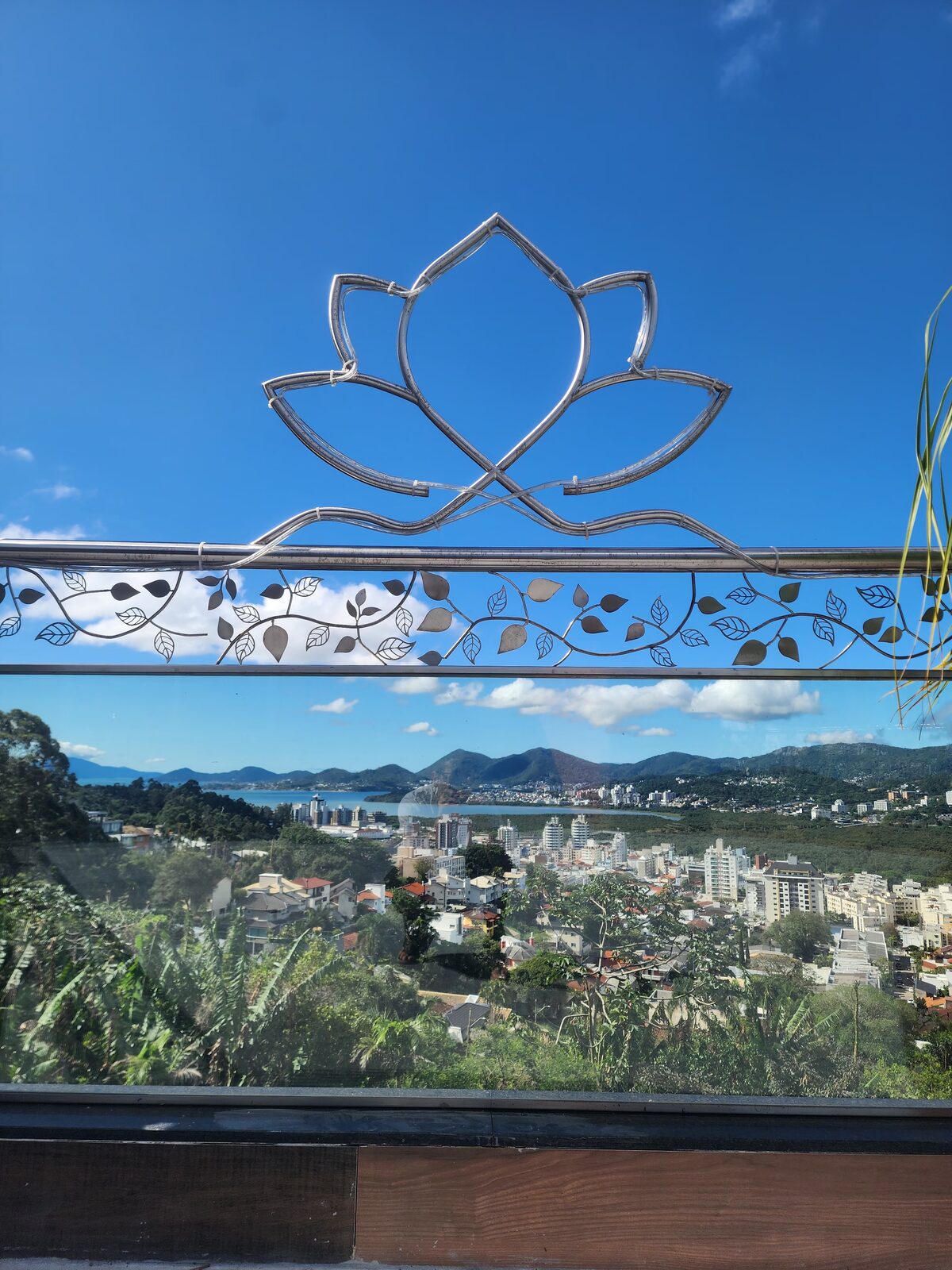 Vista do terraço do Ánanda OM — A Casa da Montanha